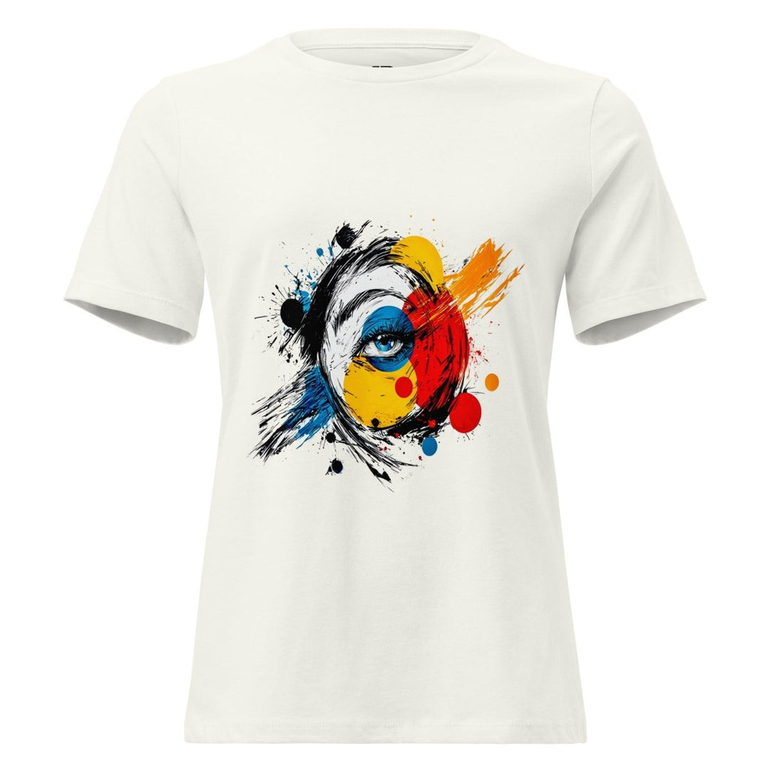 Women’s Polendo Chromatic Eye Tee Art Shirt - Polendo Design Polendo Chromatic Eye Tee