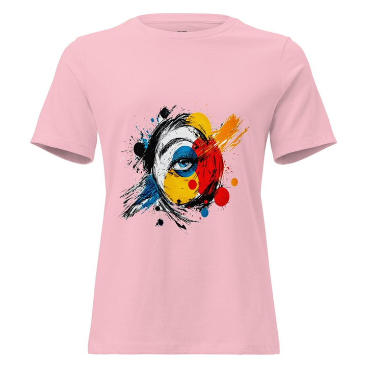 Women’s Polendo Chromatic Eye Tee Art Shirt - Polendo Design Polendo Chromatic Eye Tee