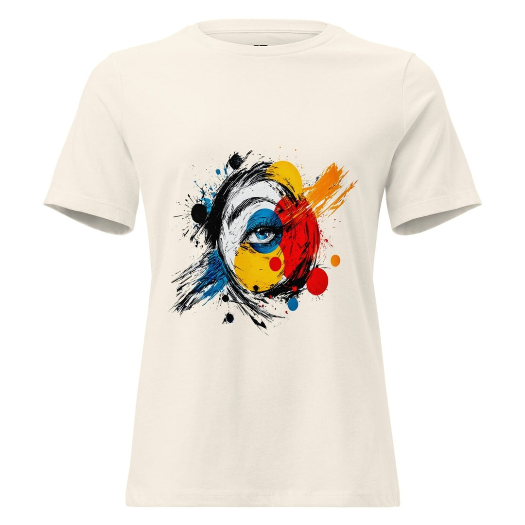 Women’s Polendo Chromatic Eye Tee Art Shirt - Polendo Design Polendo Chromatic Eye Tee