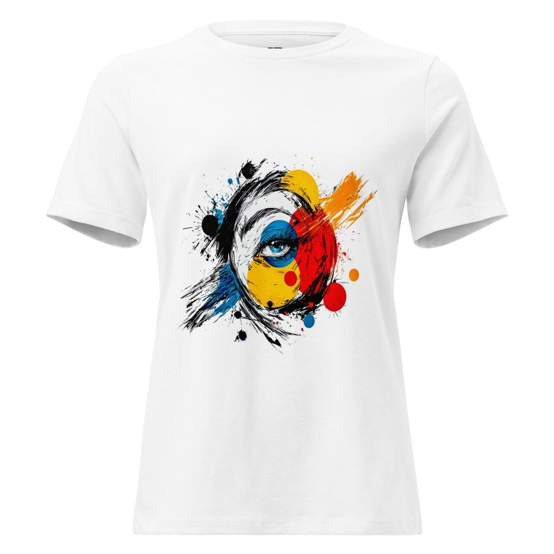 Women’s Polendo Chromatic Eye Tee Art Shirt - Polendo Design Polendo Chromatic Eye Tee