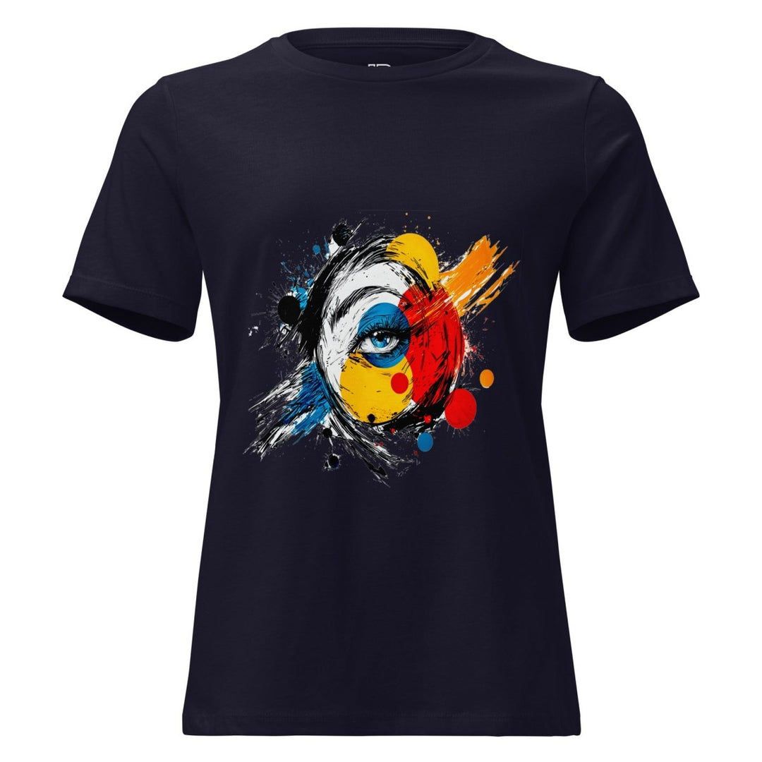 Women’s Polendo Chromatic Eye Tee Art Shirt - Polendo Design Polendo Chromatic Eye Tee