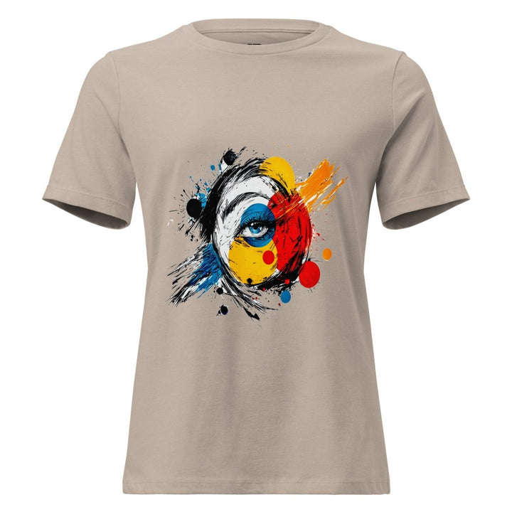 Women’s Polendo Chromatic Eye Tee Art Shirt - Polendo Design Polendo Chromatic Eye Tee