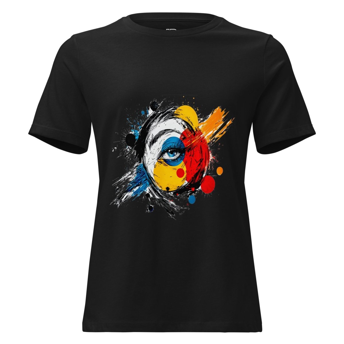 Women’s Polendo Chromatic Eye Tee Art Shirt - Polendo Design Polendo Chromatic Eye Tee