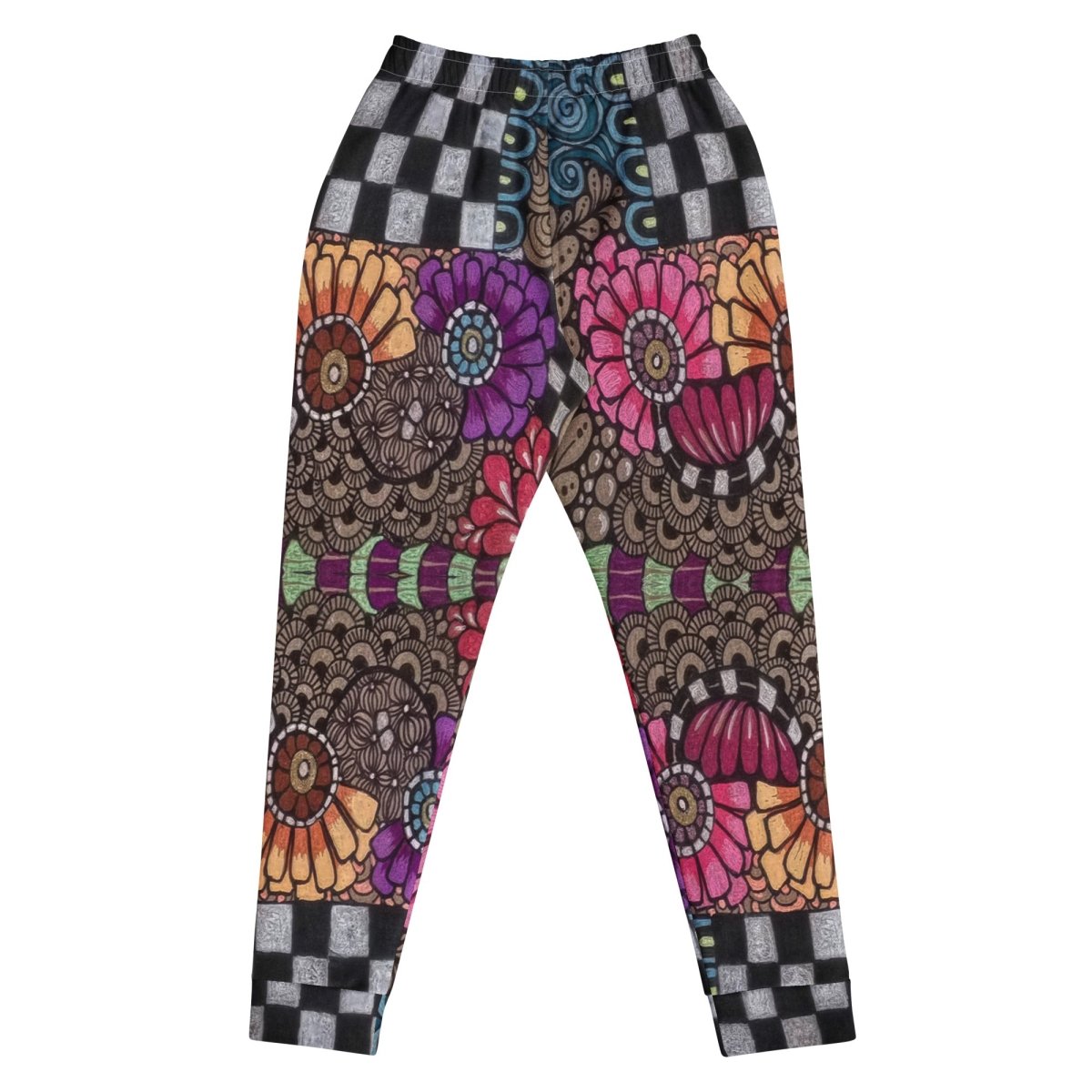 Women’s Polendo Mosaic Bloom Joggers - Polendo Design Polendo Mosaic Bloom Joggers