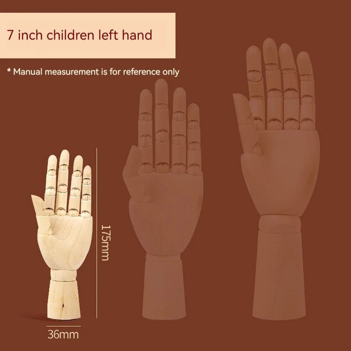 Wooden Art Mannequin Drawing Model with Adjustable Limbs - Polendo Design
